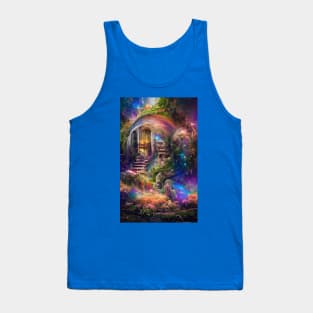 Beautiful tiny House in the Galaxy Tank Top